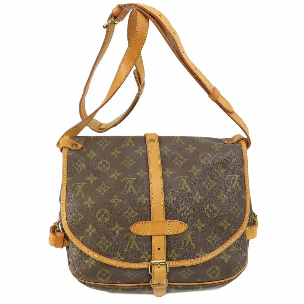 Louis Vuitton Saumur Bag Canvas Monogram Shoulder